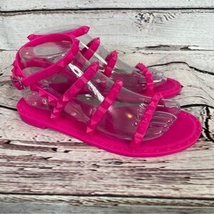 Steve Madden Pink Studded Sandals